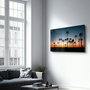 Wallity SPR-1440 Pintura Decorativa de Vidrio Templado Multicolor 46 x 72 cm